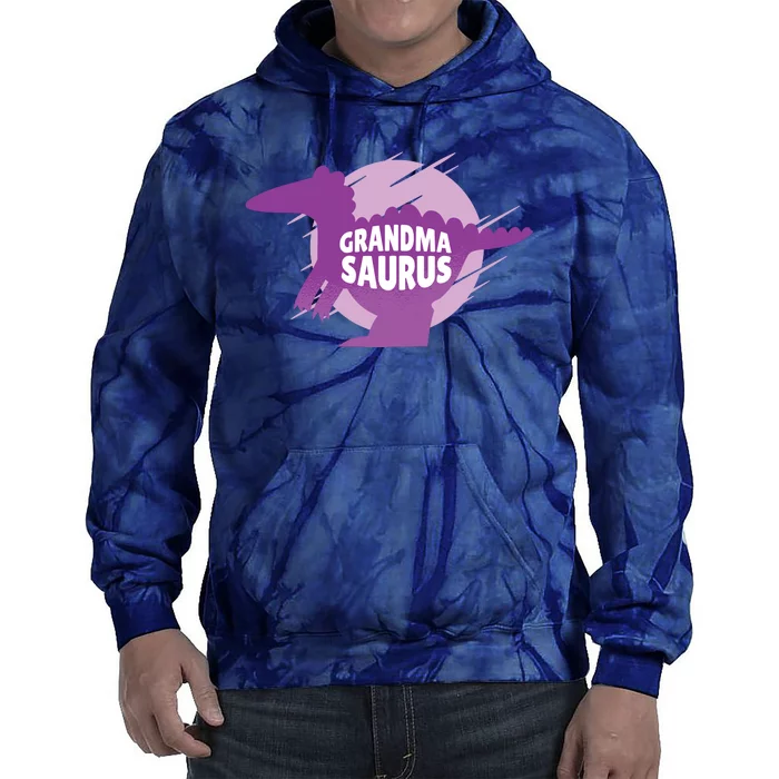 Grandma Saurus Tie Dye Hoodie