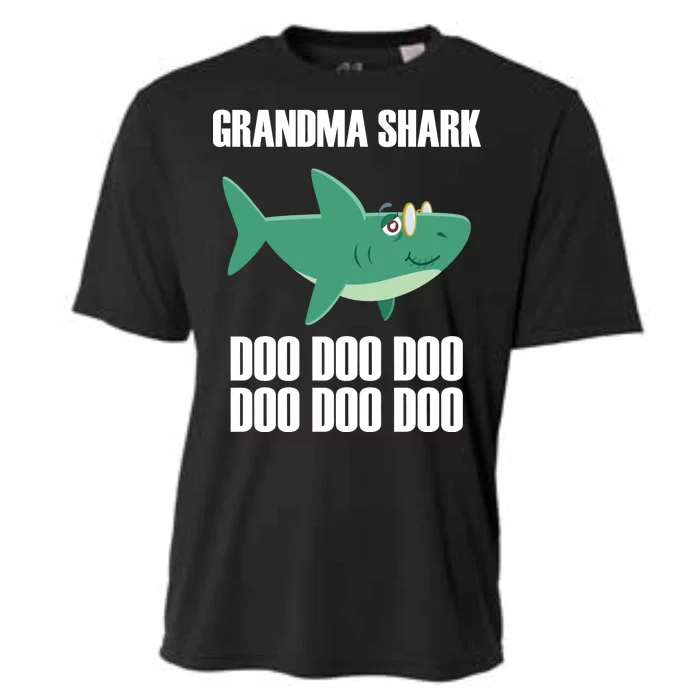 Grandma Shark Doo Cooling Performance Crew T-Shirt