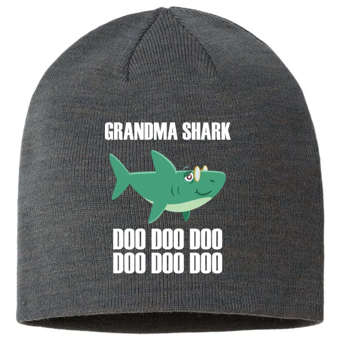 Grandma Shark Doo 8 1/2in Sustainable Knit Beanie