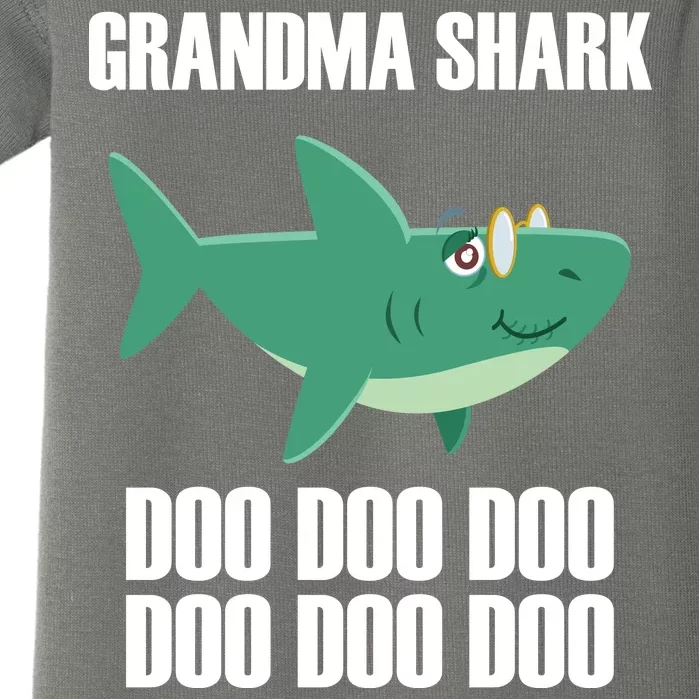 Grandma Shark Doo Baby Bodysuit