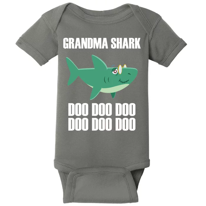 Grandma Shark Doo Baby Bodysuit