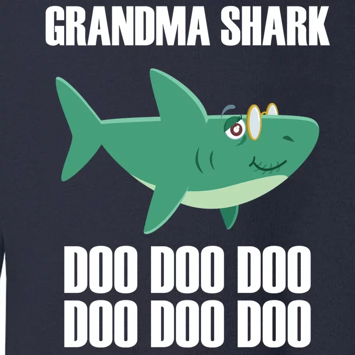 Grandma Shark Doo Toddler Sweatshirt