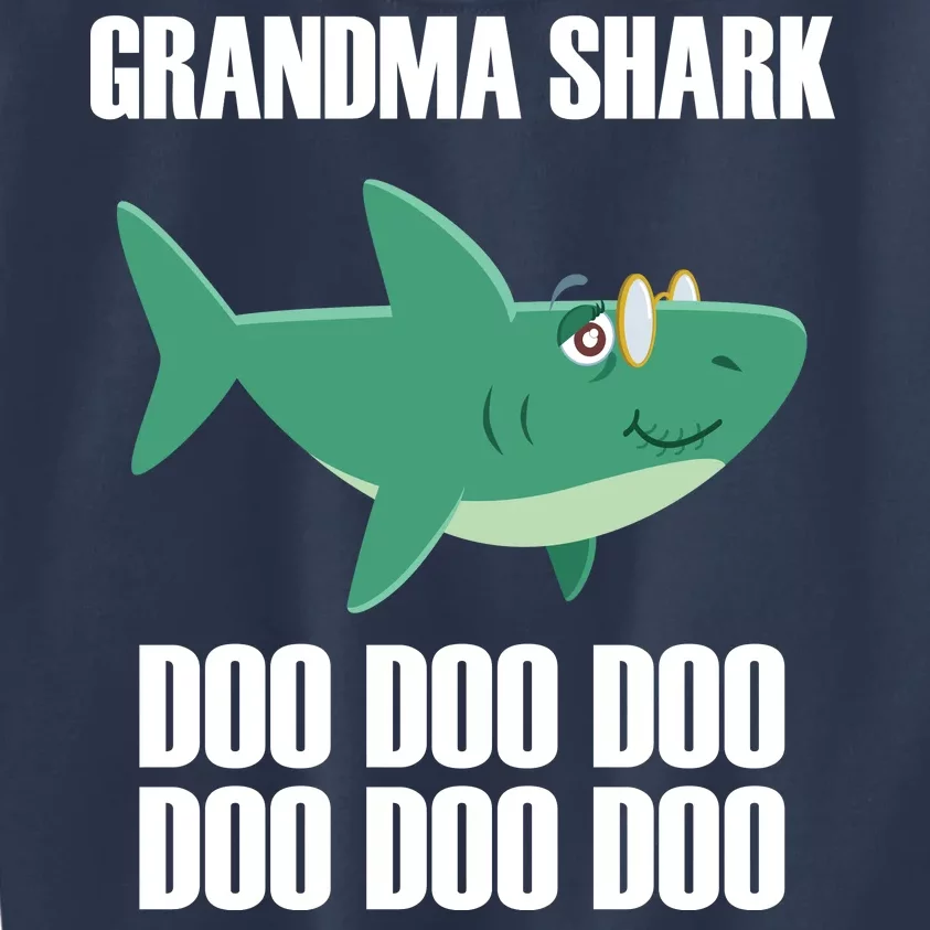 Grandma Shark Doo Kids Sweatshirt