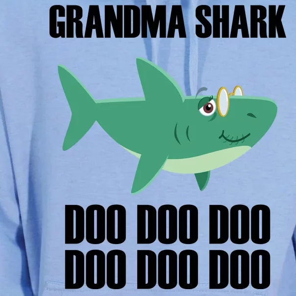 Grandma Shark Doo Unisex Surf Hoodie