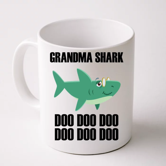 Grandma Shark Doo Front & Back Coffee Mug