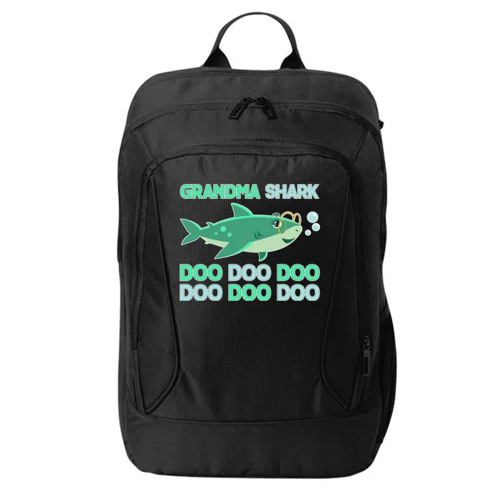 Grandma Shark Doo Doo Doo City Backpack