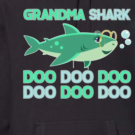 Grandma Shark Doo Doo Doo Premium Hoodie