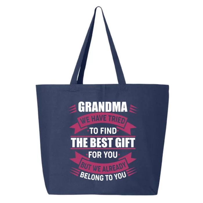 Grandma The Best Gift For You 25L Jumbo Tote