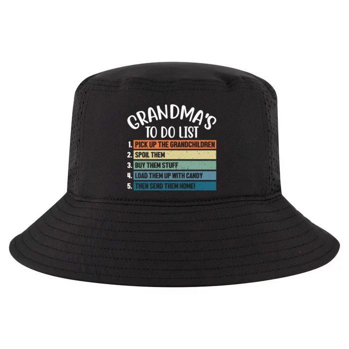 Grandma's To Do List Funny Cute Cool Comfort Performance Bucket Hat