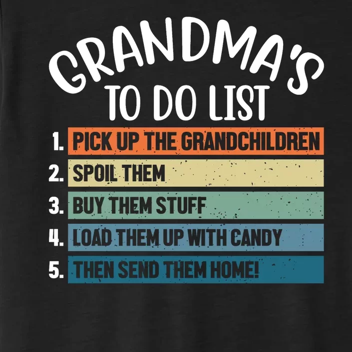 Grandma's To Do List Funny Cute ChromaSoft Performance T-Shirt