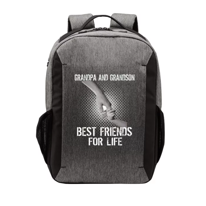 Grandpa And Grandson Best Friends For Life Vector Backpack