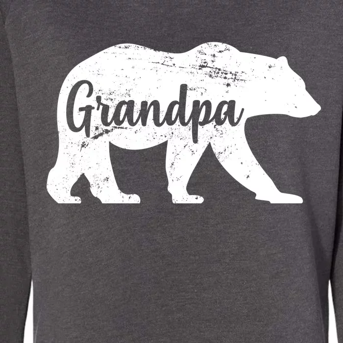 Grandpa Bear Womens California Wash Sweatshirt