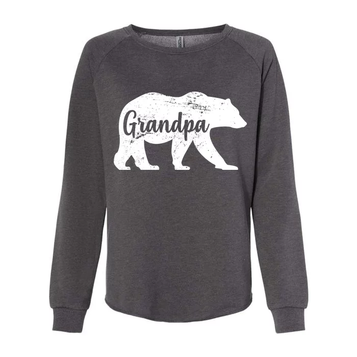 Grandpa Bear Womens California Wash Sweatshirt