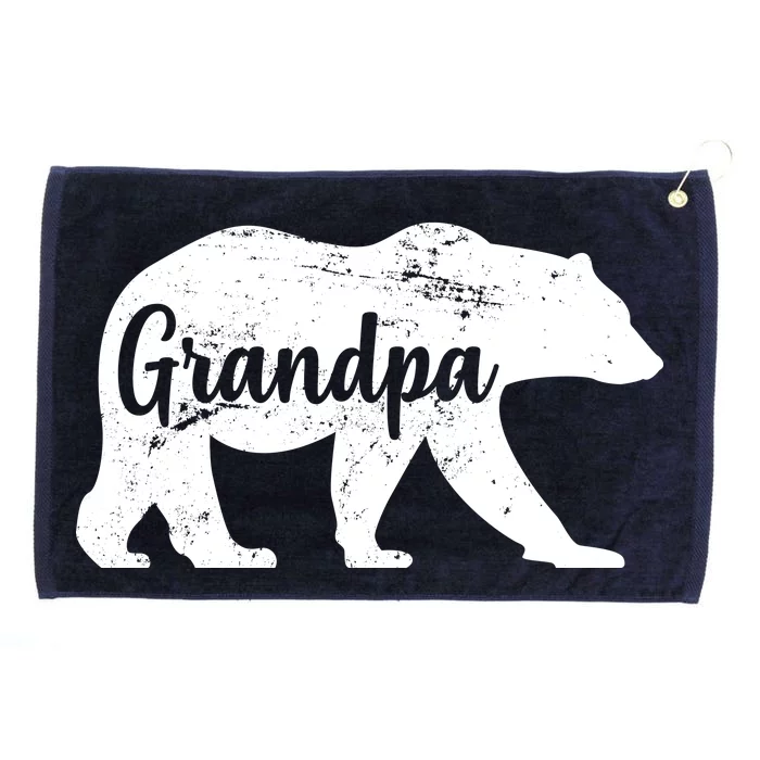 Grandpa Bear Grommeted Golf Towel