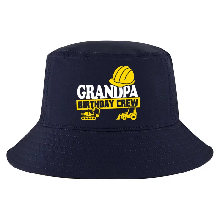 Grandpa Birthday Crew Construction Party Cool Comfort Performance Bucket Hat