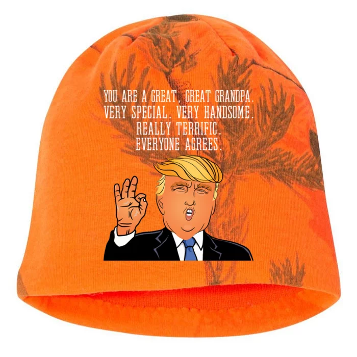 Grandpa Donald Trump Kati - Camo Knit Beanie