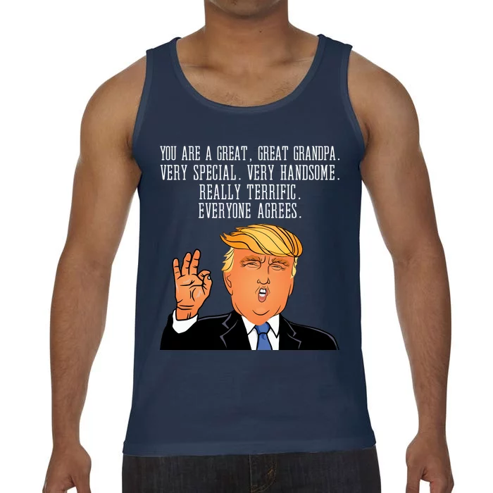 Grandpa Donald Trump Comfort Colors® Tank Top