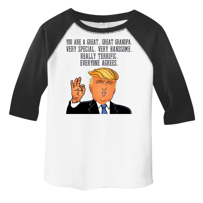 Grandpa Donald Trump Toddler Fine Jersey T-Shirt