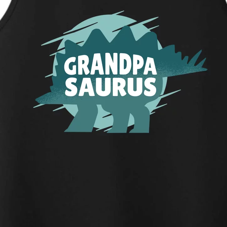 Grandpa Saurus Performance Tank