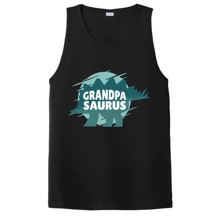 Grandpa Saurus Performance Tank