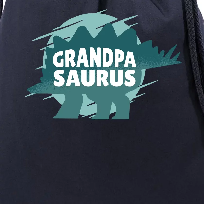 Grandpa Saurus Drawstring Bag