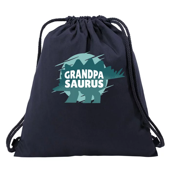 Grandpa Saurus Drawstring Bag