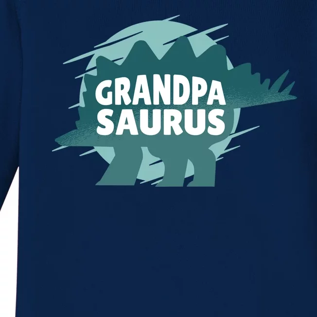 Grandpa Saurus Baby Long Sleeve Bodysuit