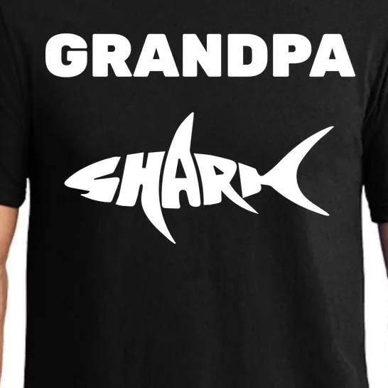 Grandpa Shark Pajama Set