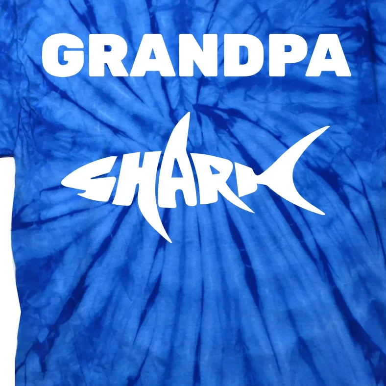 Grandpa Shark Tie-Dye T-Shirt