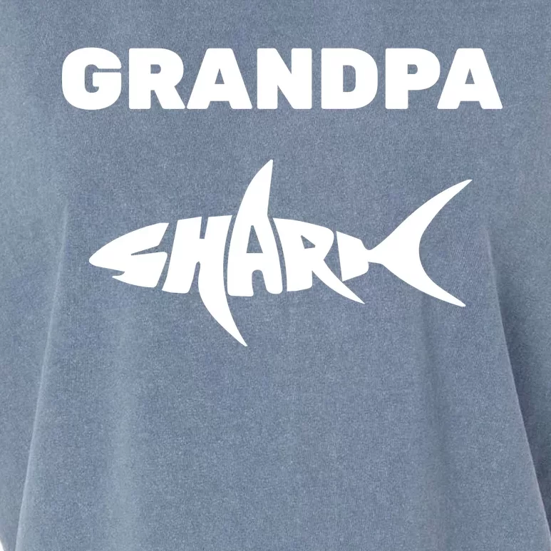 Grandpa Shark Garment-Dyed Women's Muscle Tee