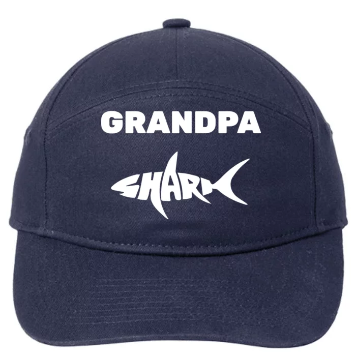 Grandpa Shark 7-Panel Snapback Hat