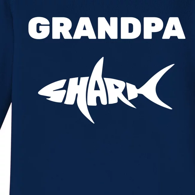 Grandpa Shark Baby Long Sleeve Bodysuit