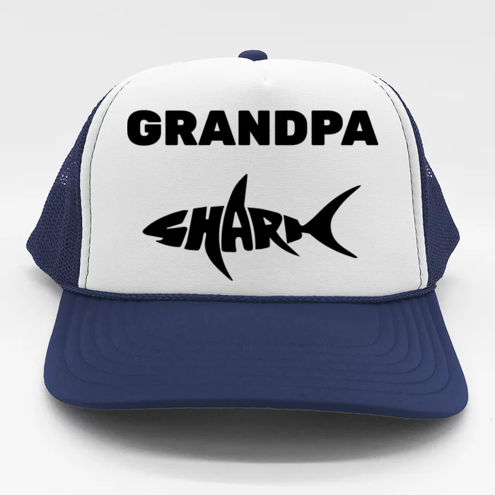 Grandpa Shark Trucker Hat