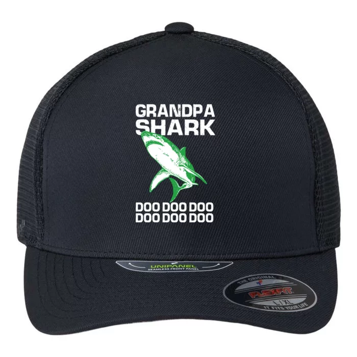 Grandpa Shark Doo Flexfit Unipanel Trucker Cap