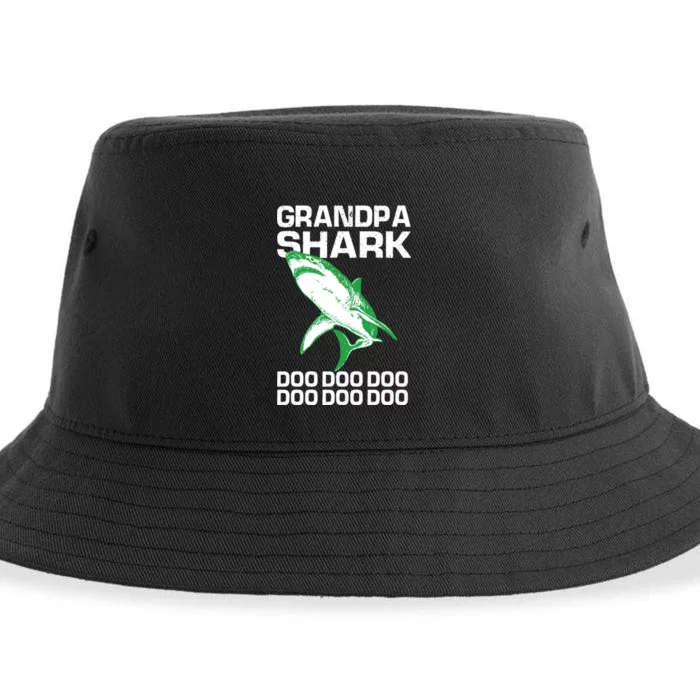 Grandpa Shark Doo Sustainable Bucket Hat