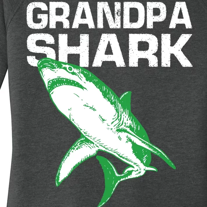 Grandpa Shark Doo Women's Perfect Tri Tunic Long Sleeve Shirt