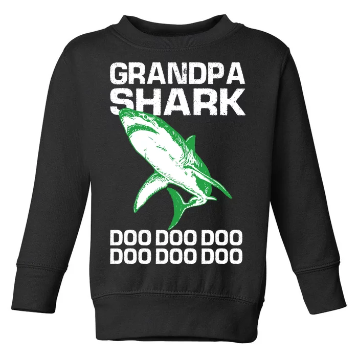 Grandpa Shark Doo Toddler Sweatshirt