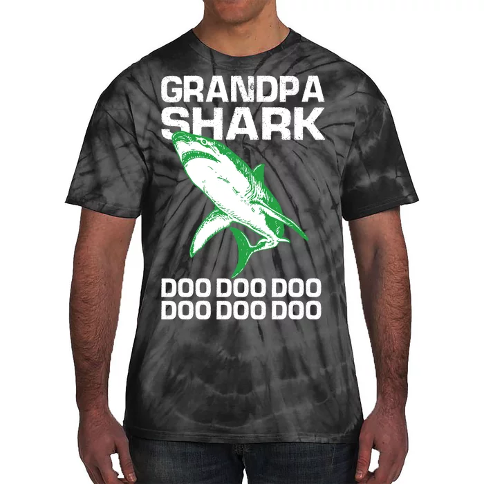 Grandpa Shark Doo Tie-Dye T-Shirt