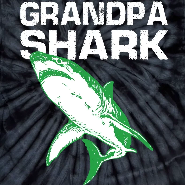 Grandpa Shark Doo Tie-Dye T-Shirt