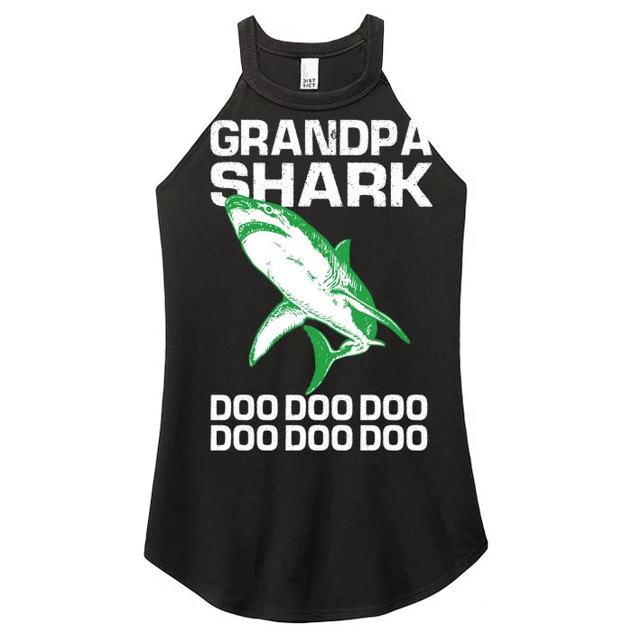 Grandpa Shark Doo Women’s Perfect Tri Rocker Tank