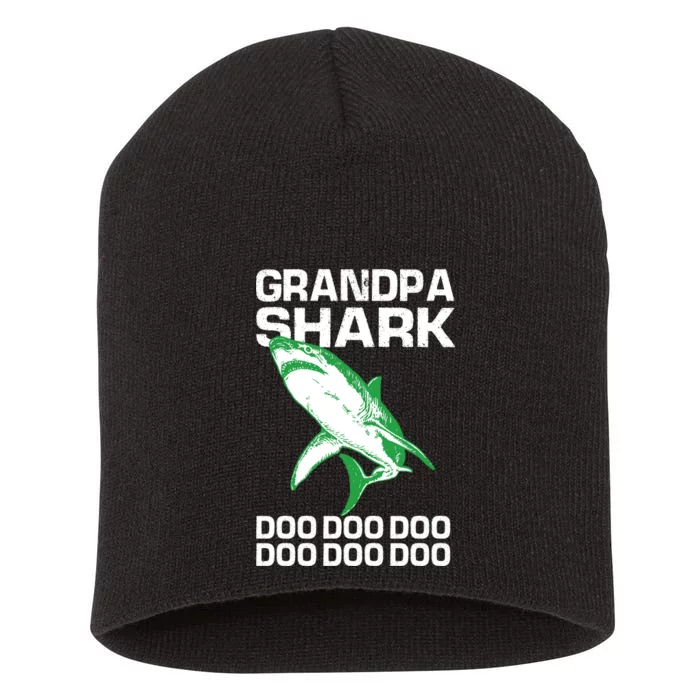 Grandpa Shark Doo Short Acrylic Beanie