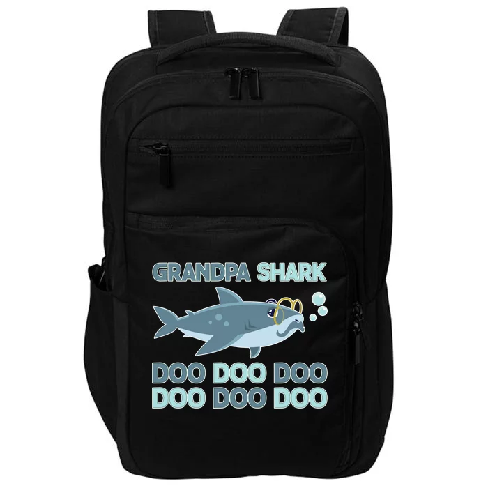 Grandpa Shark Doo Doo Doo Impact Tech Backpack