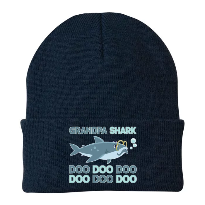 Grandpa Shark Doo Doo Doo Knit Cap Winter Beanie