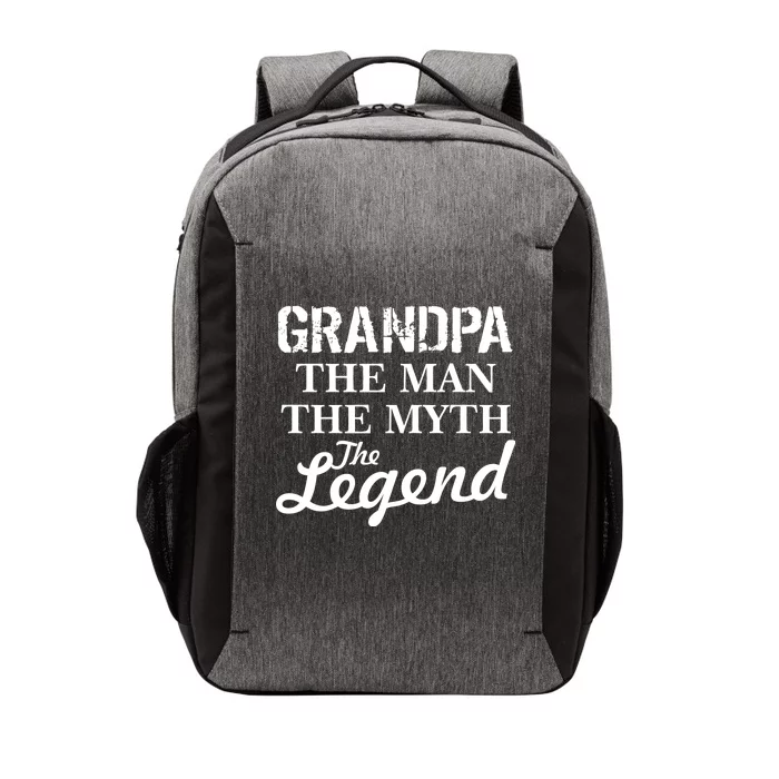 Grandpa The Man Myth Legend Vector Backpack