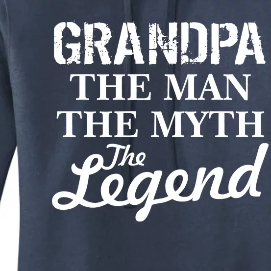 Grandpa The Man Myth Legend Women's Pullover Hoodie