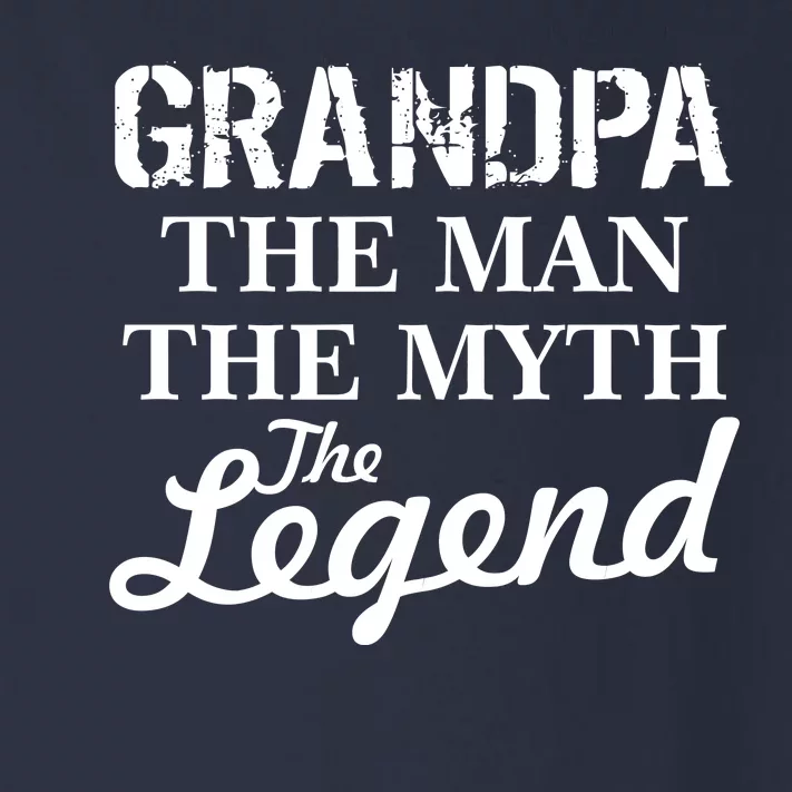 Grandpa The Man Myth Legend Toddler Long Sleeve Shirt