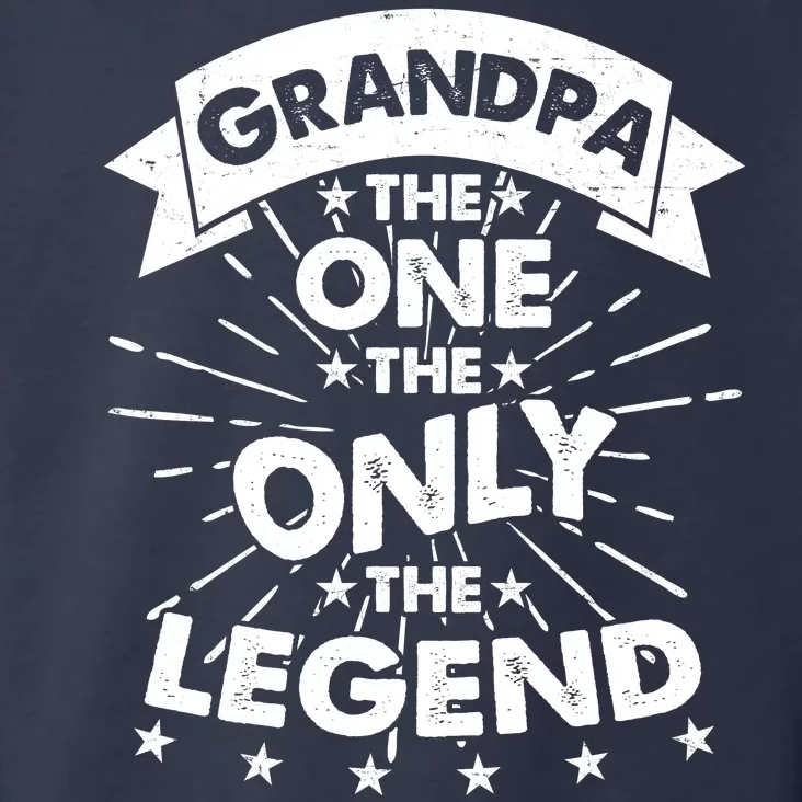 Grandpa The One The Only The Legend Toddler Hoodie