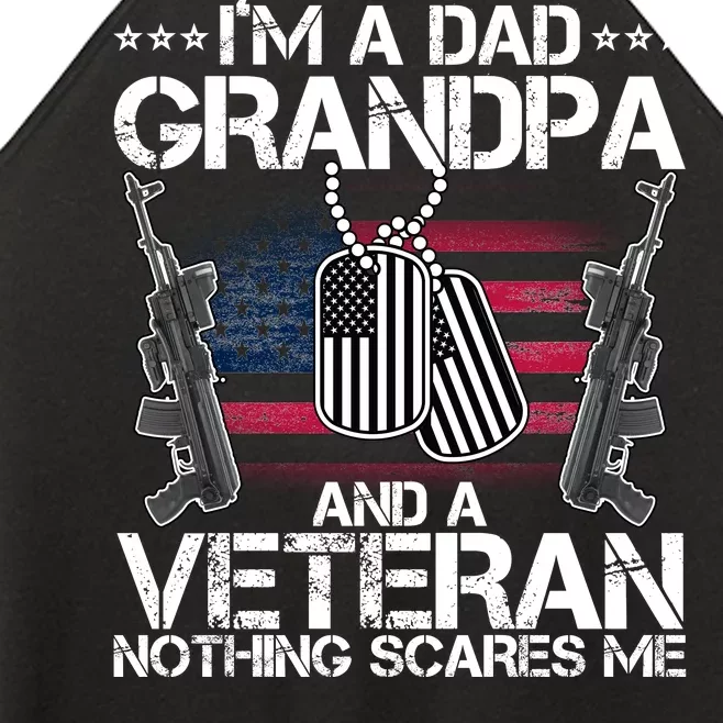 Grandpa Veteran Nothing Scares Me Women’s Perfect Tri Rocker Tank