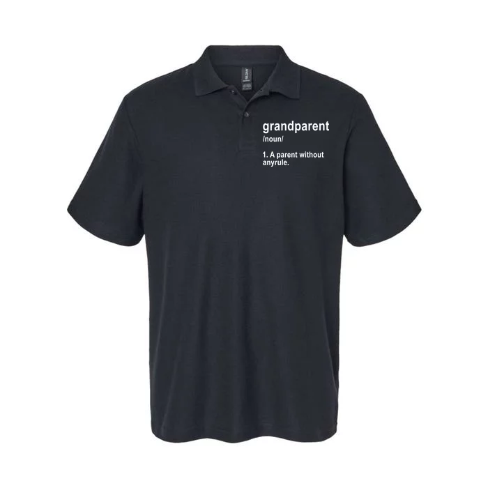 Grandparents A Parent Without Any Rules Softstyle Adult Sport Polo