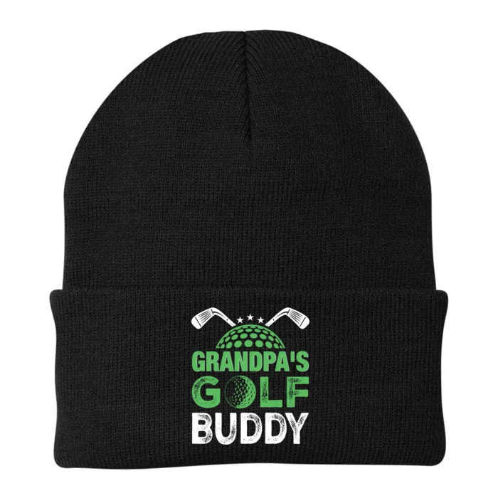 Grandpas Golf Buddy Fathers Day Knit Cap Winter Beanie